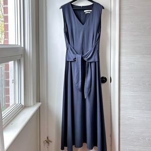 Contemporaine Simons Vision Lyocell Tencel Maxi Dress Navy